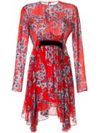 Philosophy Di Lorenzo Serafini Leaf-print Ruffled Dress - Red