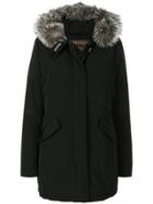 Woolrich Luxury Fur Hooded Parka - Black