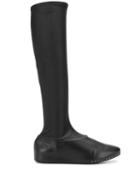 Jil Sander Sock Calf Length Boots - Black