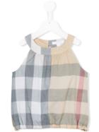 Burberry Kids Sleeveless Top, Girl's, Size: 7 Yrs, Nude/neutrals