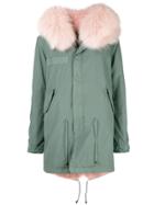 Mr & Mrs Italy Trimmed Hood Parka - Blue