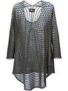 Lost And Found Semi Sheer Loose Fit Top