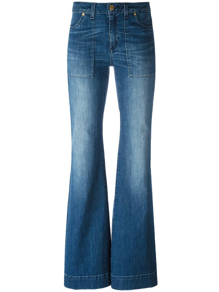 Michael Michael Kors - Flared Jeans - Women - Cotton/spandex/elastane - 2, Blue, Cotton/spandex/elastane