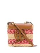 Tory Burch Woven Crossbody Bag - Neutrals