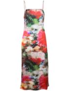 Adam Lippes Floral Tie-dye Dress - Multicolour