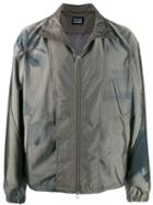 Fengchen Wang Watercolour Print Jacket - Neutrals