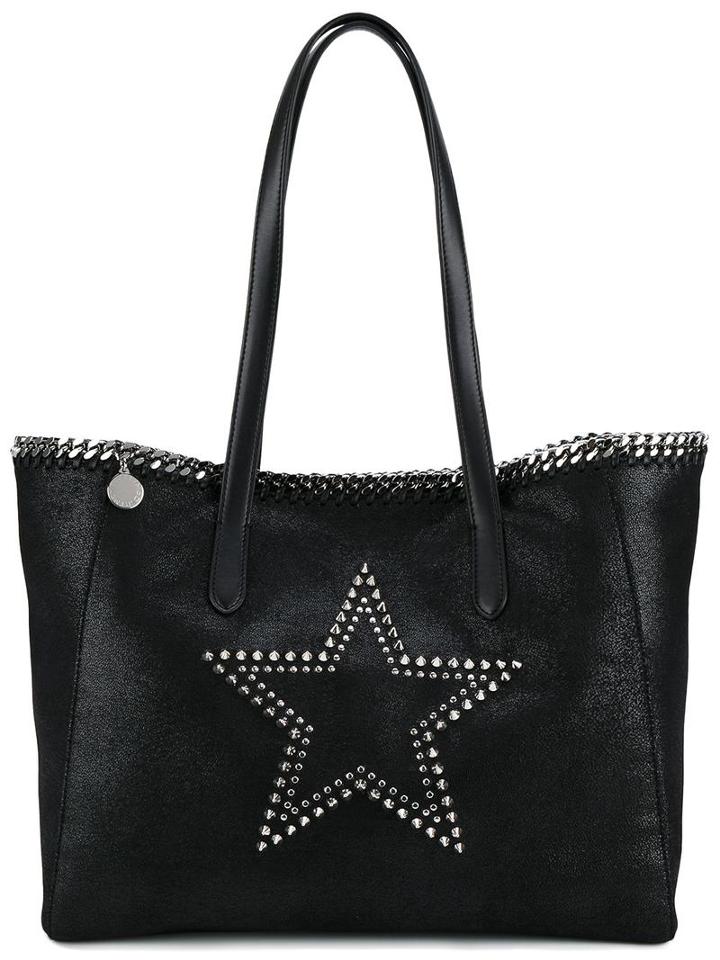 Stella Mccartney 'falabella' Shopper Tote, Women's, Black, Polyester/metal