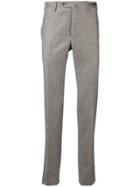 Pt01 Houndstooth Slim-fit Trousers - Neutrals