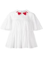 Vivetta Heart Collar Blouse, Women's, Size: 40, White, Cotton