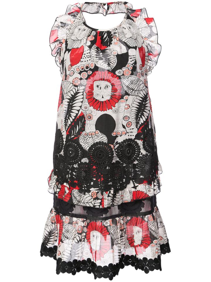 Anna Sui Love Leo Halter Dress - Black