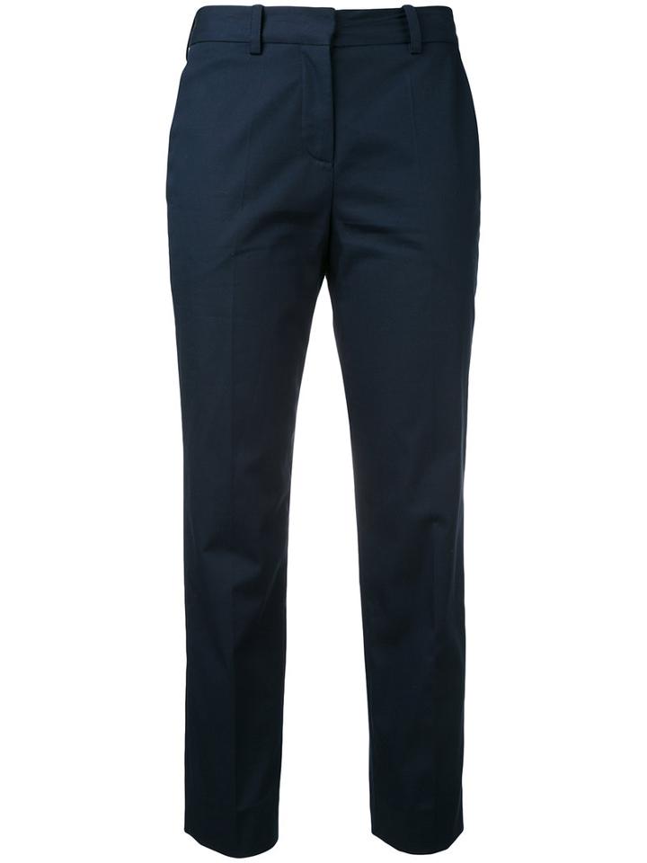 Ines De La Fressange - Audrey Trousers - Women - Polyester/acetate - 40, Blue, Polyester/acetate