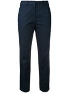 Ines De La Fressange - Audrey Trousers - Women - Polyester/acetate - 40, Blue, Polyester/acetate