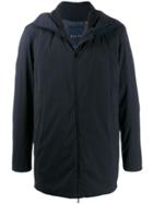 Sease Hooded Parka Coat - Blue