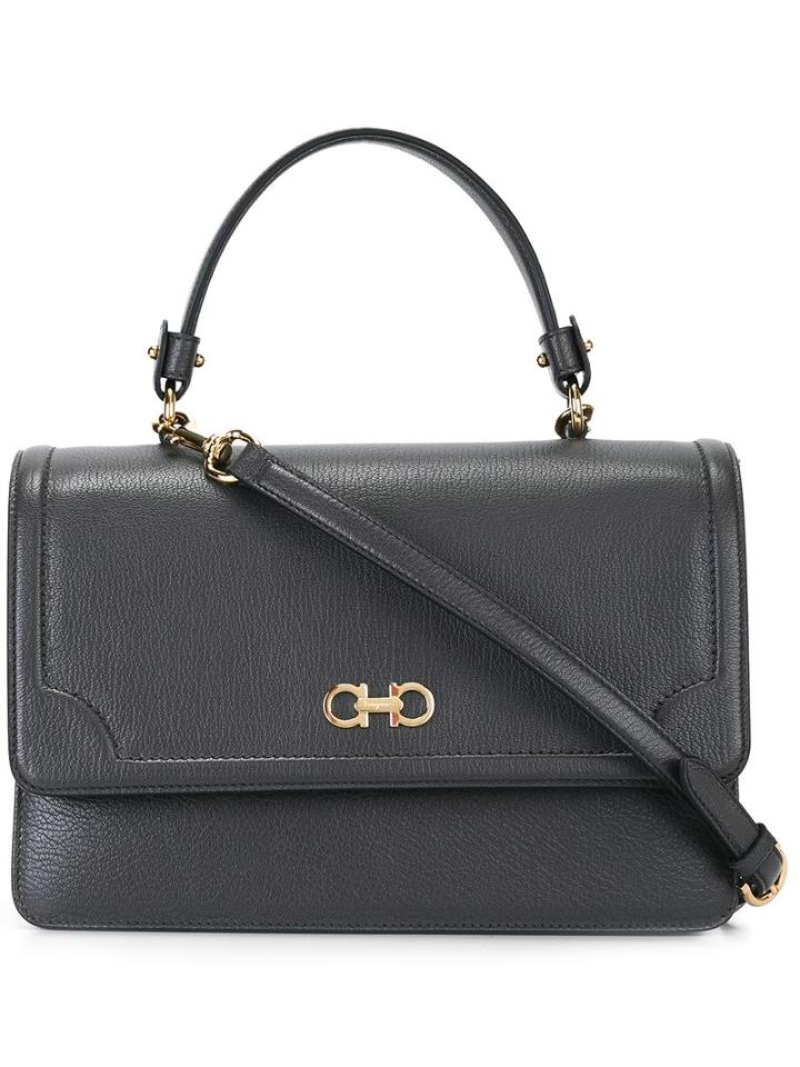 Salvatore Ferragamo Medium Double Gancio Tote, Women's, Grey