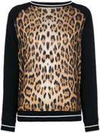 Roberto Cavalli Leopard Print Sweatshirt - Brown