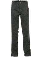 Ma+ - Waistband-less Straight Trousers - Men - Cotton - 52, Grey, Cotton