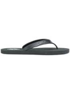 Marcelo Burlon County Of Milan Logo Flip Flops - Black