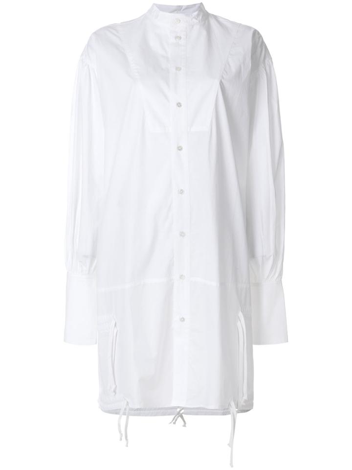 Faith Connexion Long Button-down Shirt - White