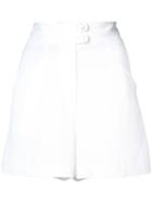 A.l.c. - Tailored Shorts - Women - Viscose/spandex/elastane - 12, White, Viscose/spandex/elastane