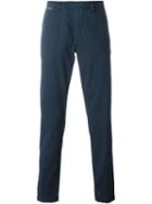 Eleventy Chino Trousers, Men's, Size: 32, Blue, Cotton/spandex/elastane