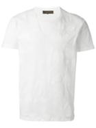 Valentino Rockstud Camouflage T-shirt, Men's, Size: L, White, Cotton