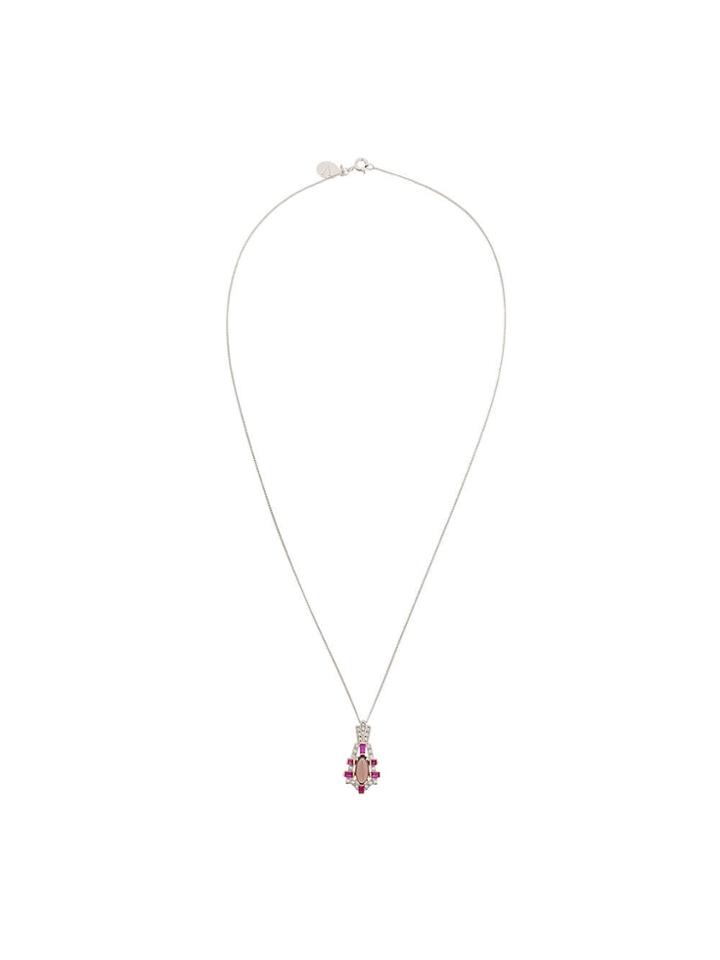 V By Laura Vann Empire Pendant Necklace - Metallic