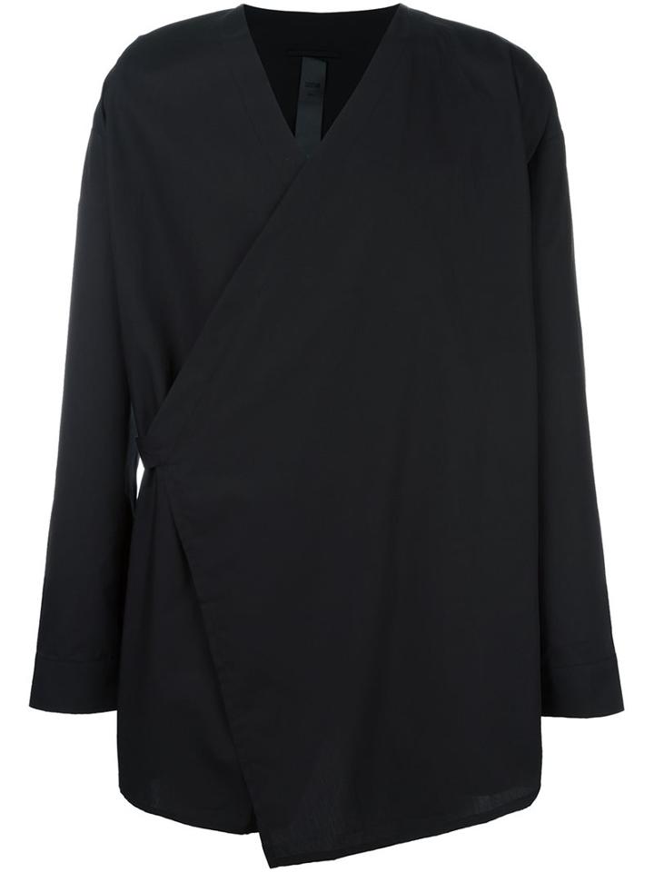Odeur 'kimono' Shirt, Adult Unisex, Size: Small, Black, Cotton