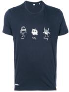 Aspesi Front Printed T-shirt - Blue