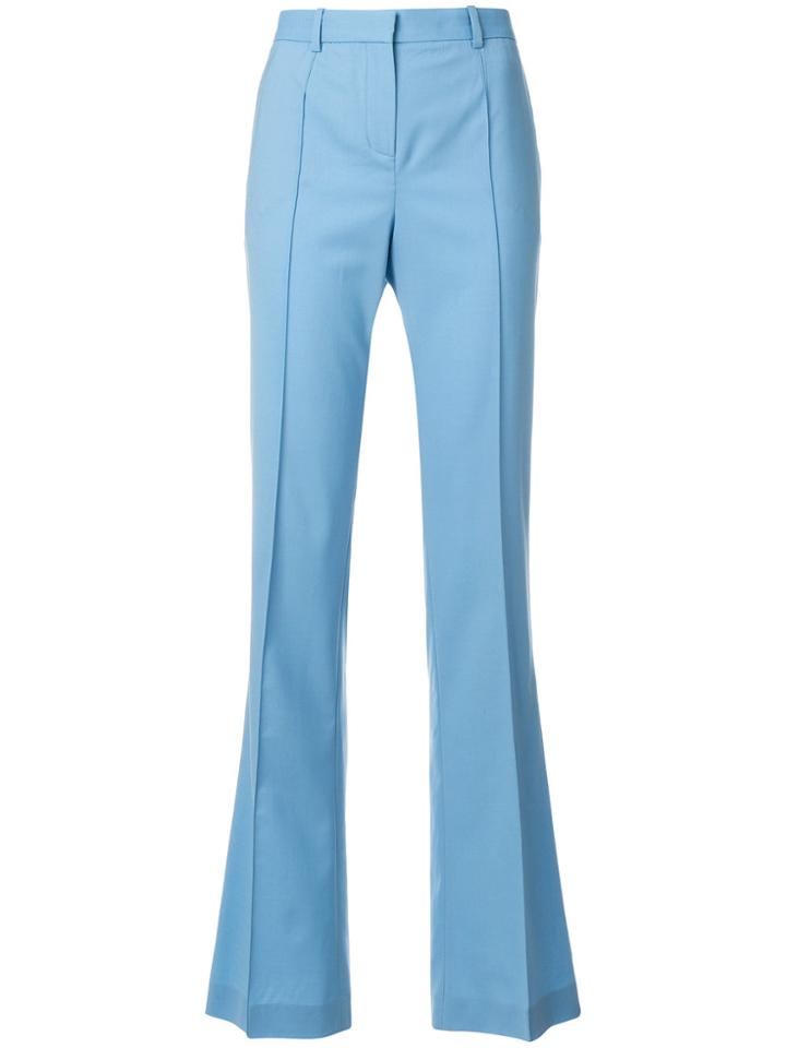 Versace Flared Tailored Trousers - Blue