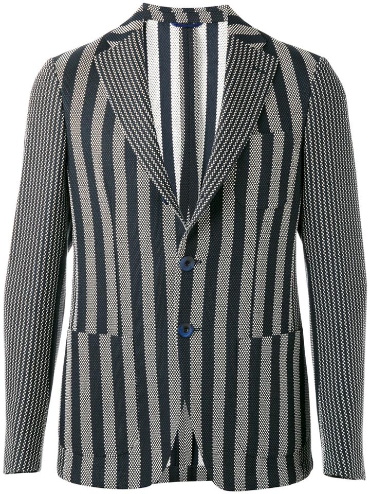 Etro Woven Stripe Blazer - Black