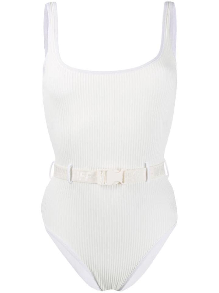 Off-white Belted Swimsuit
