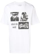 Pleasures World Print T-shirt - White