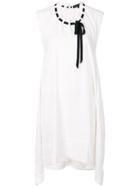 Proenza Schouler Lace Up Detail Dress - White