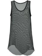 Taylor Undulate Camber Singlet Top - Black