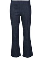 Elizabeth And James Denim Trousers, Women's, Size: 6, Blue, Cotton/polyester/spandex/elastane
