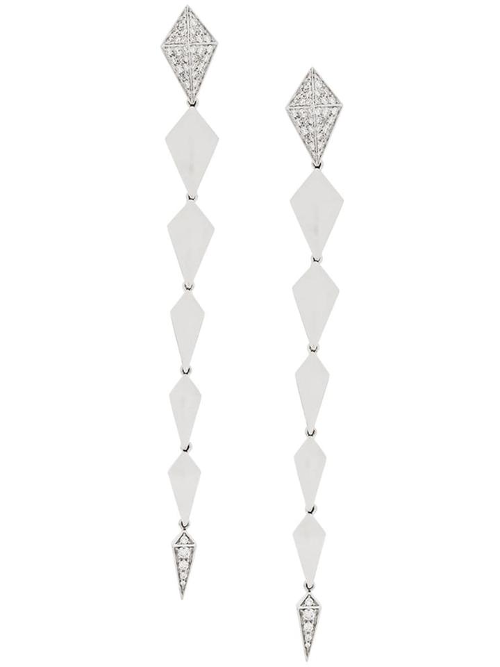 Anapsara Empire State Earrings - Metallic
