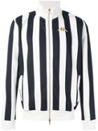 Kappa - Striped Funnel Neck Jacket - Men - Polyester - S, White, Polyester