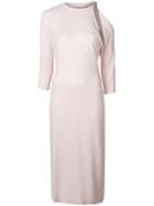 Fabiana Filippi Tie Neck Sweater Dress - Pink