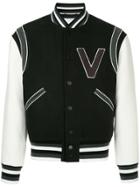 Ports V V Patch Bomber Jacket - Black