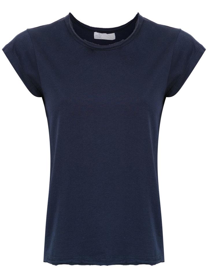 Nk Frayed Edges T-shirt - Blue