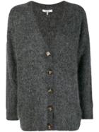 Ganni Knitted Buttoned Cardigan - Grey