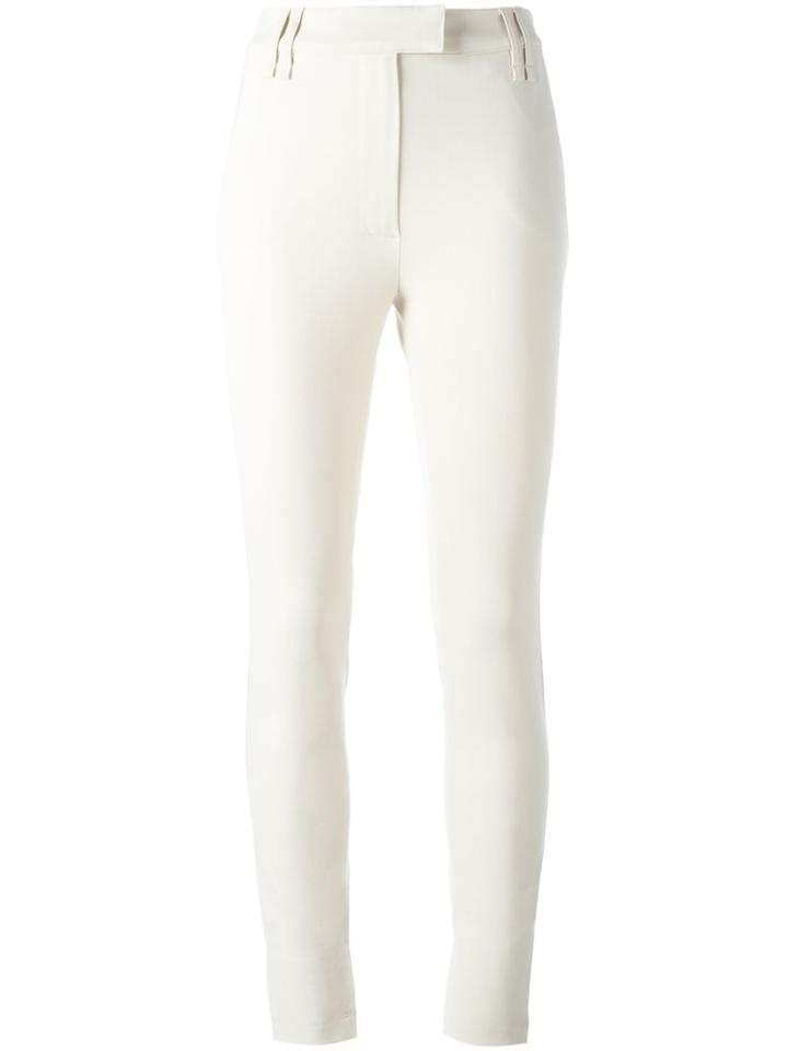 Plein Sud Skinny Trousers, Women's, Size: 42, Nude/neutrals, Spandex/elastane/viscose/virgin Wool