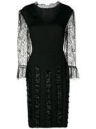 A.n.g.e.l.o. Vintage Cult 1960's Lace Mini Dress - Black