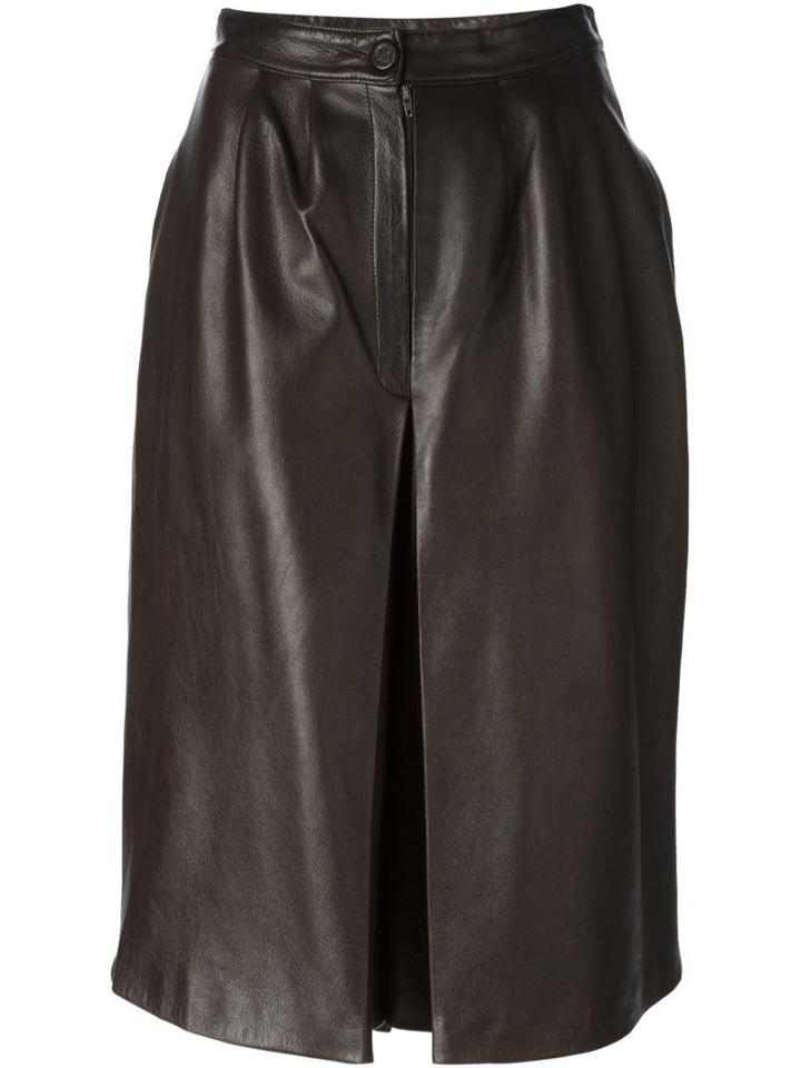 Celine Vintage Inverted Pleat Skirt