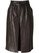 Celine Vintage Inverted Pleat Skirt