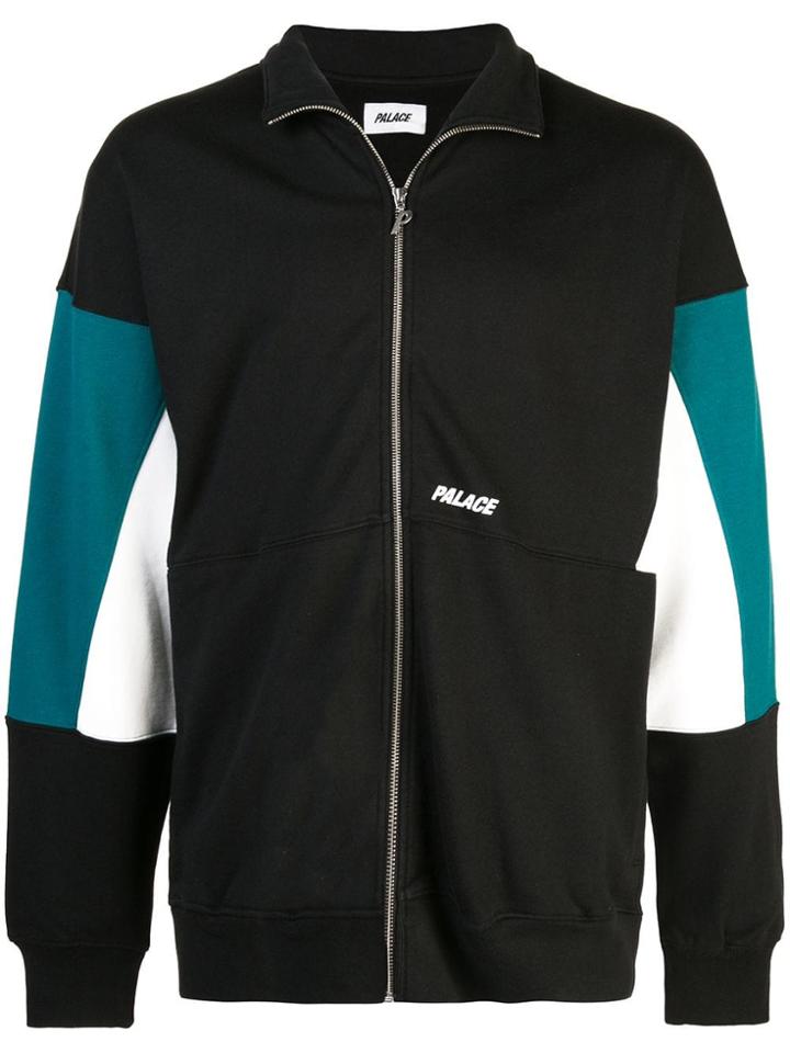 Palace Colour-blocked Track Jacket - Black