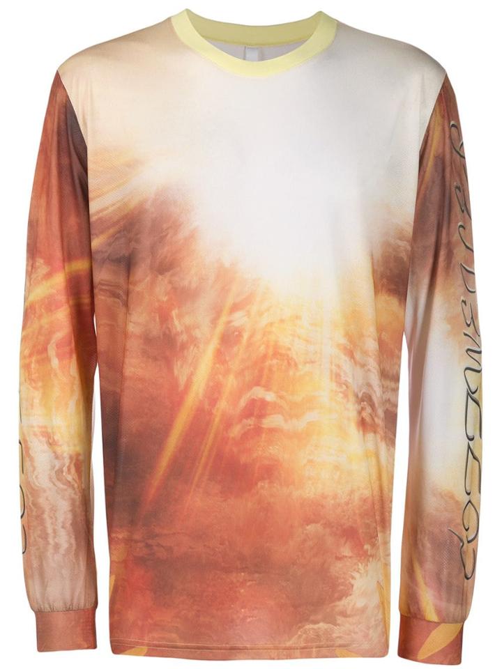 Cottweiler Abstract Print T-shirt - Brown