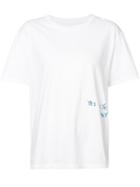 Julien David Printed Knitted T-shirt - White