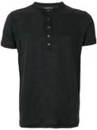 Majestic Filatures Button-down T-shirt - Black