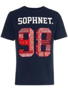 Sophnet. Logo Print T-shirt - Blue